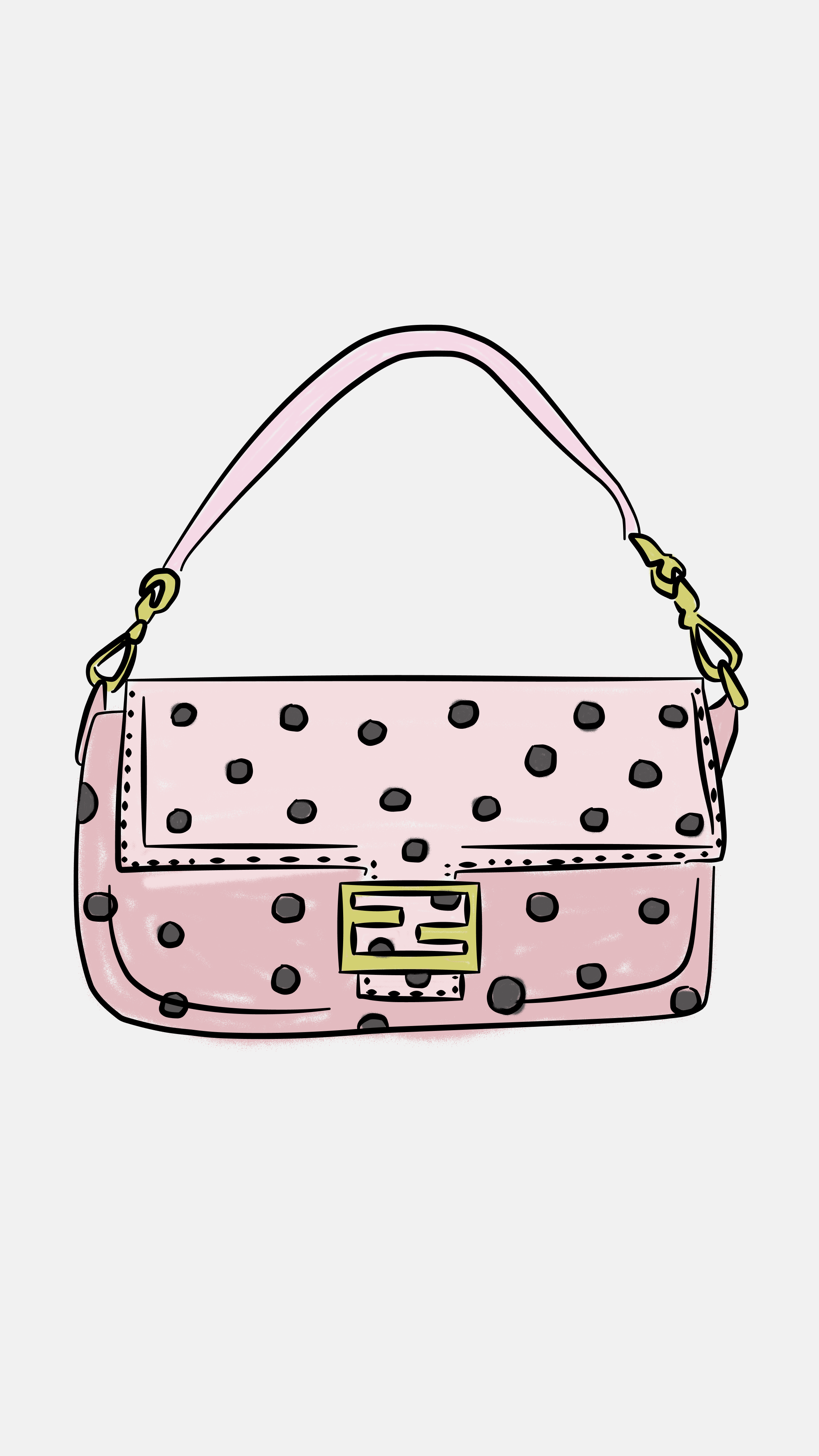 Polka-Dot Baguette - Sticker