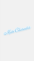 Main Character Sticker