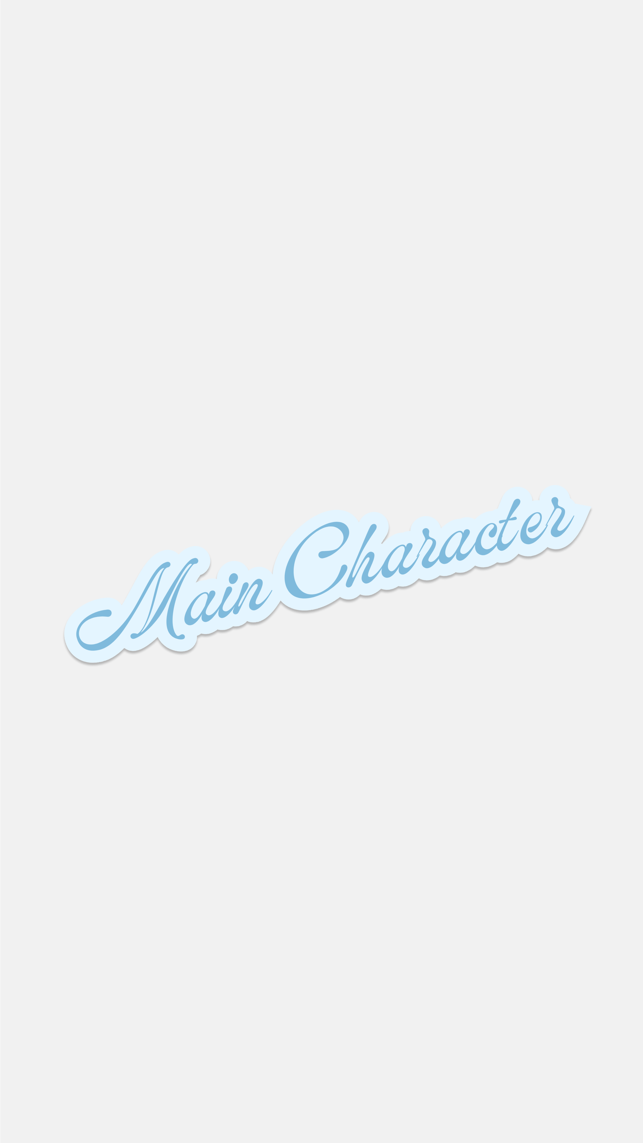 Main Character Sticker