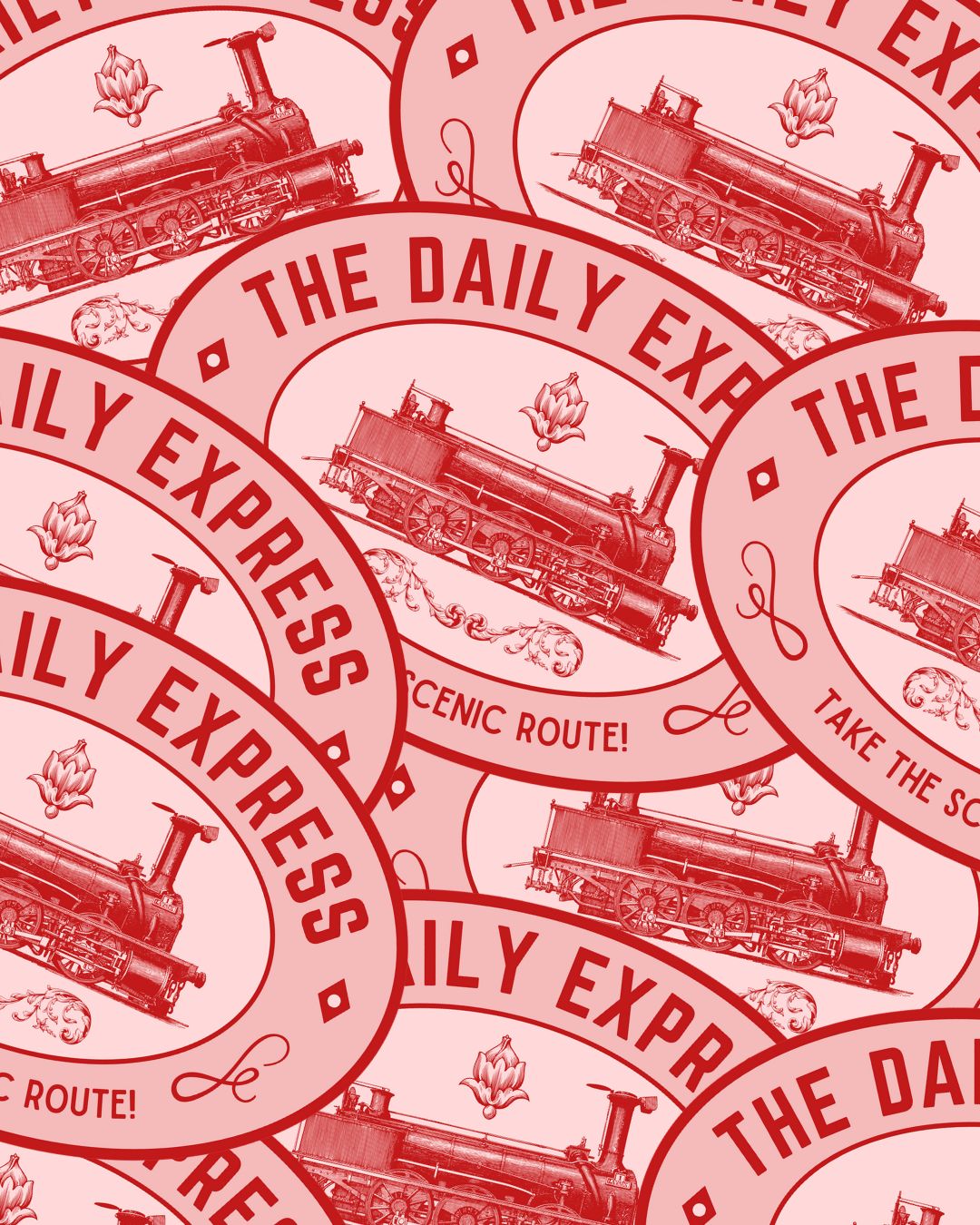 Daily Express - Luggage Sticker