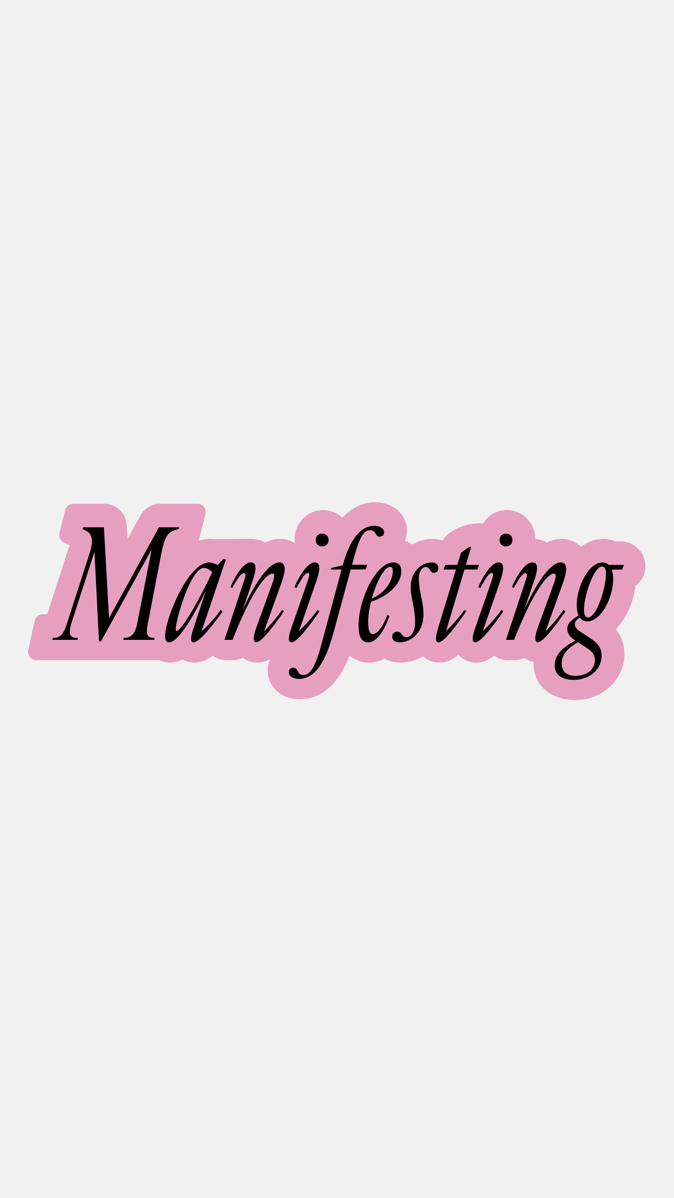 Manifesting Sticker