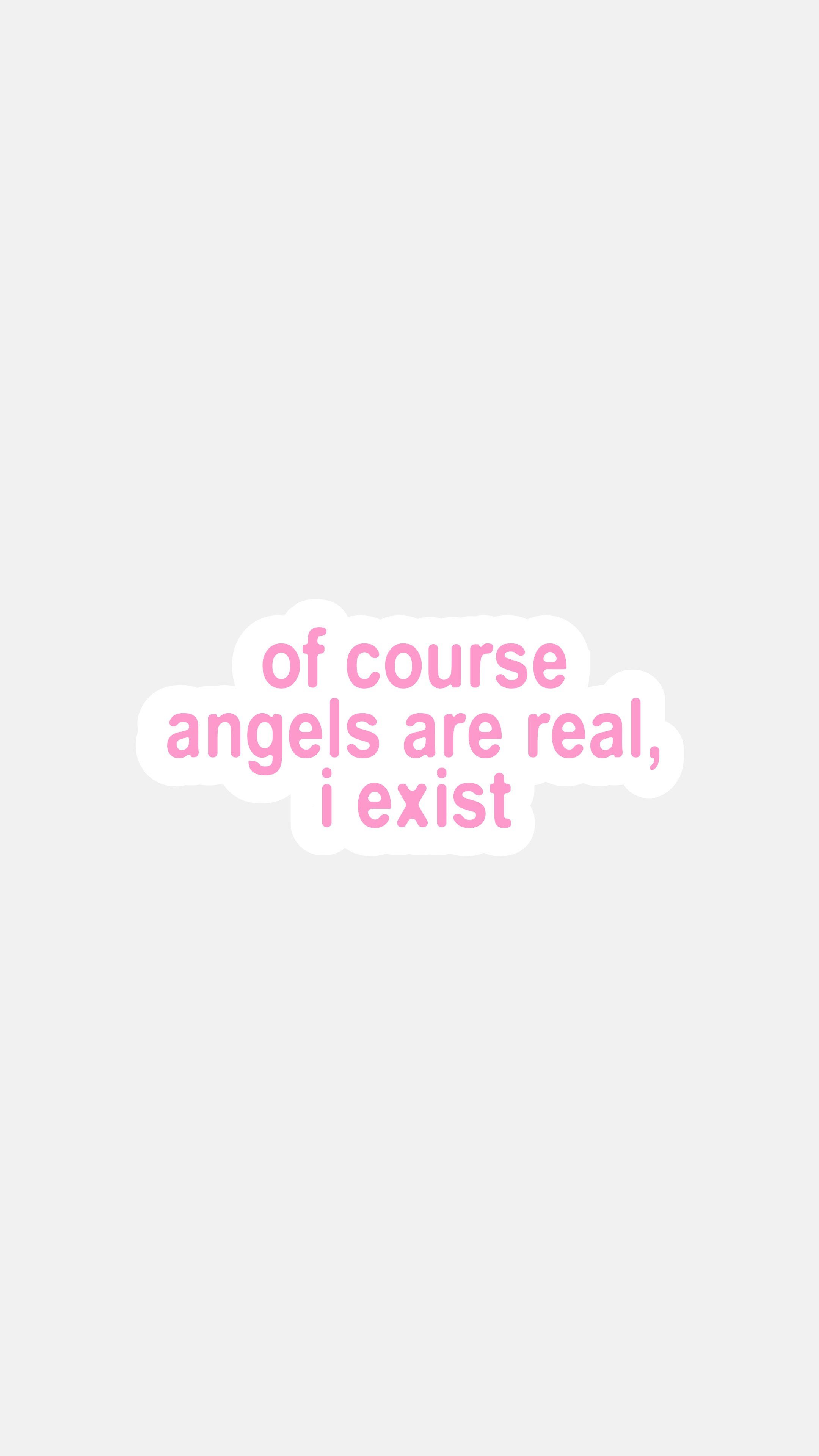 Angels Are Real - Sticker