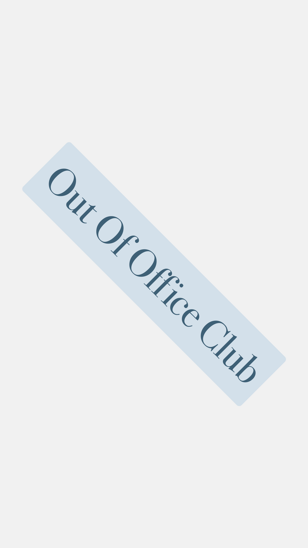 Out Of Office Sticker