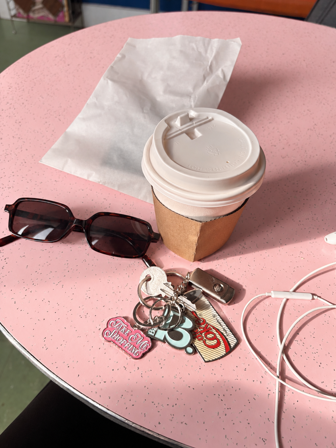 Take Me Shopping - Bag Charm Keychain