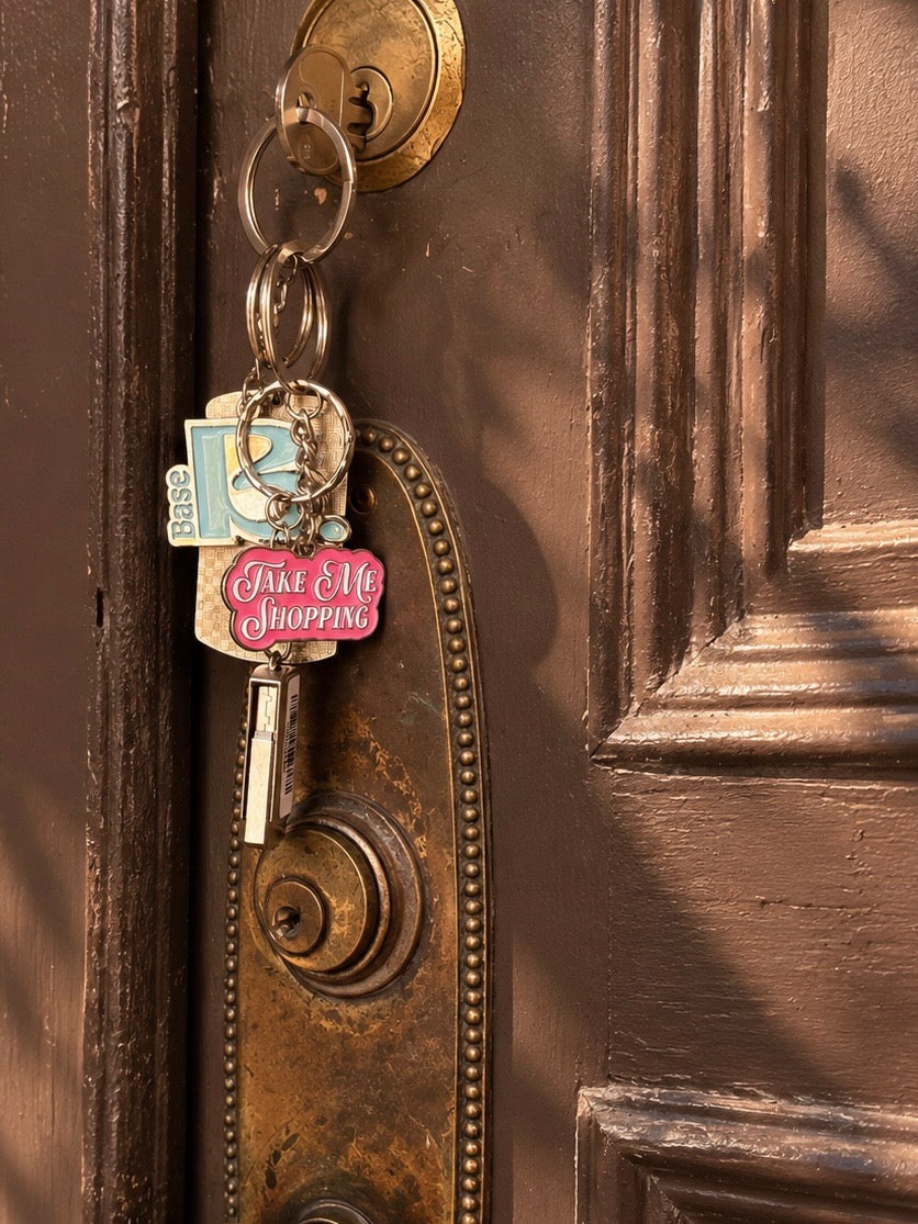 Take Me Shopping - Bag Charm Keychain