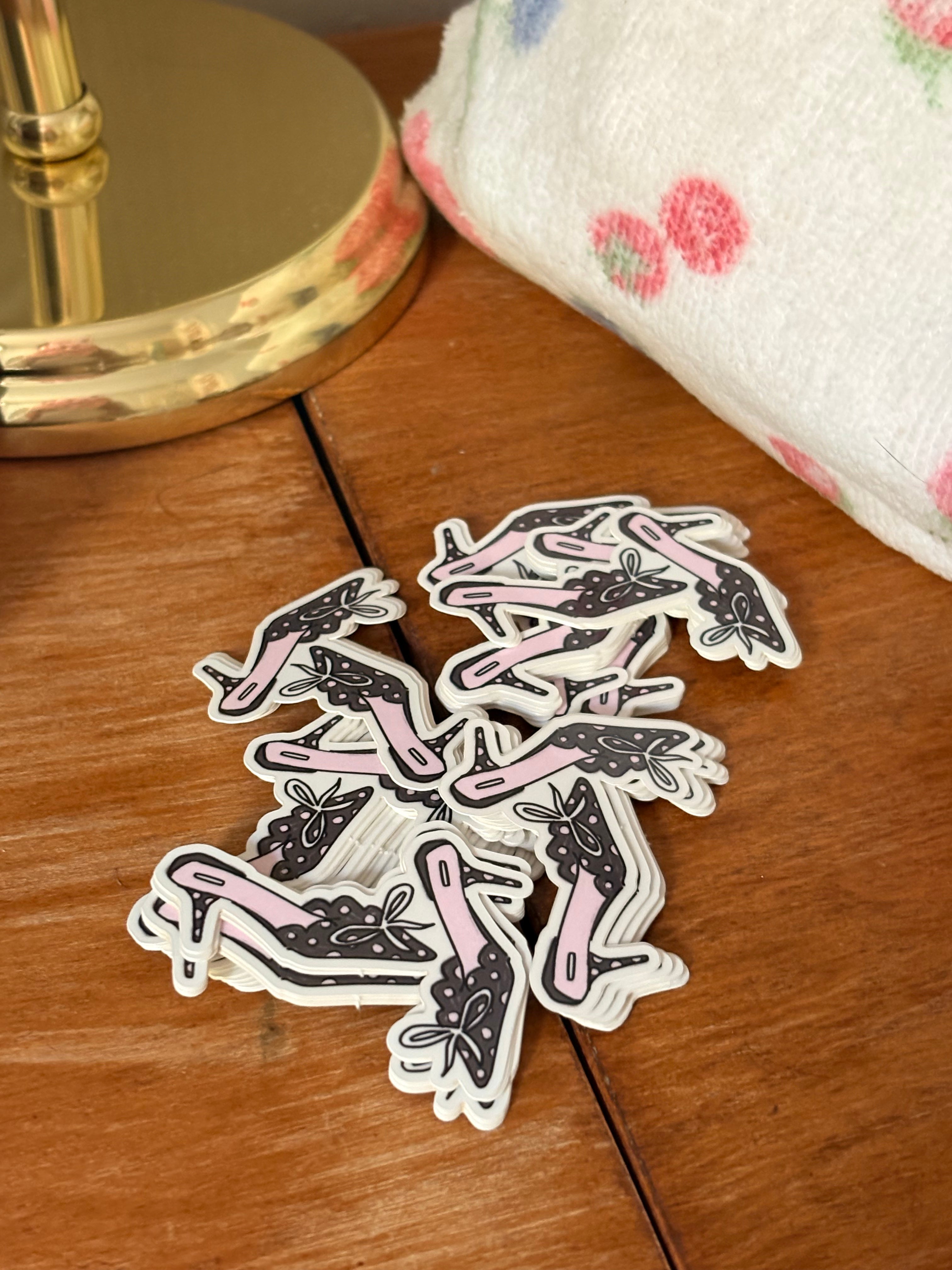 Polka-Dot Heels - Sticker