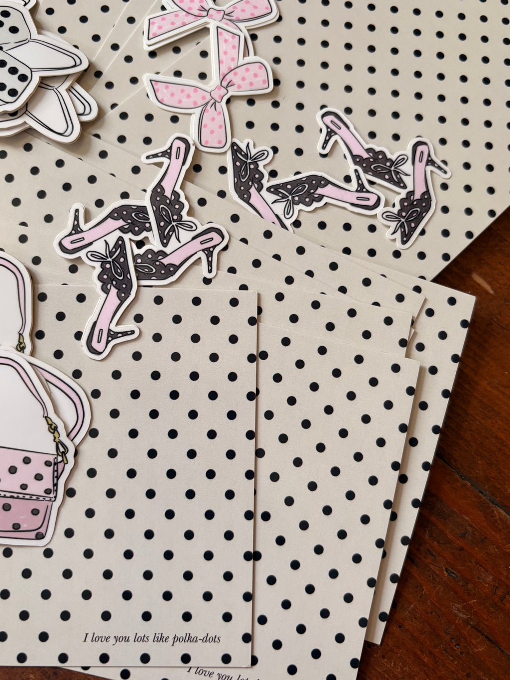 Polka-Dot Heels - Sticker