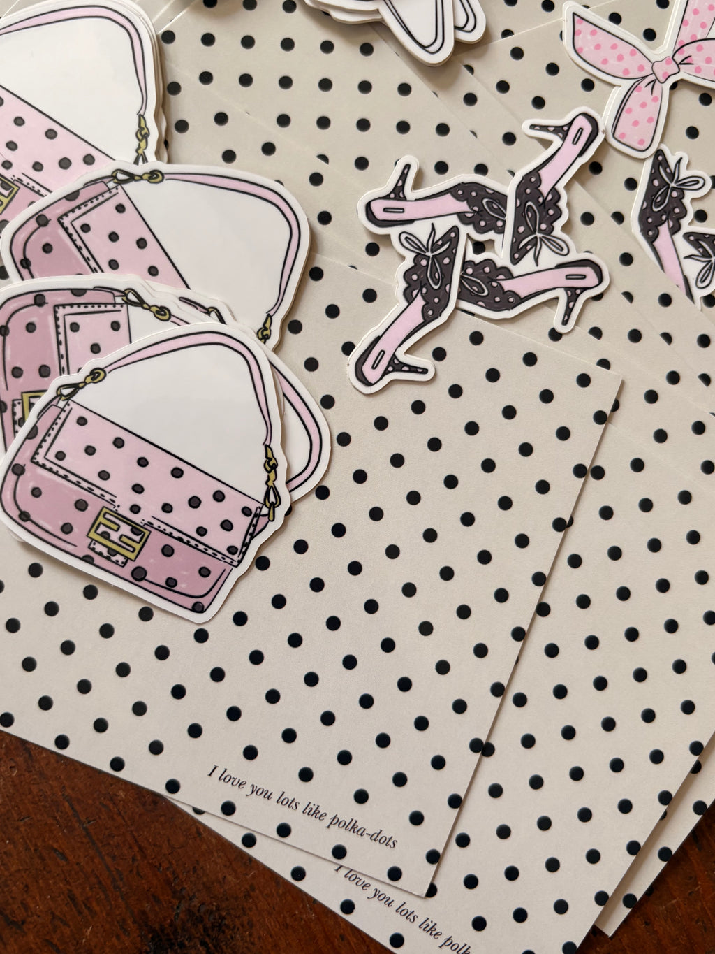 Polka-Dot Baguette - Sticker