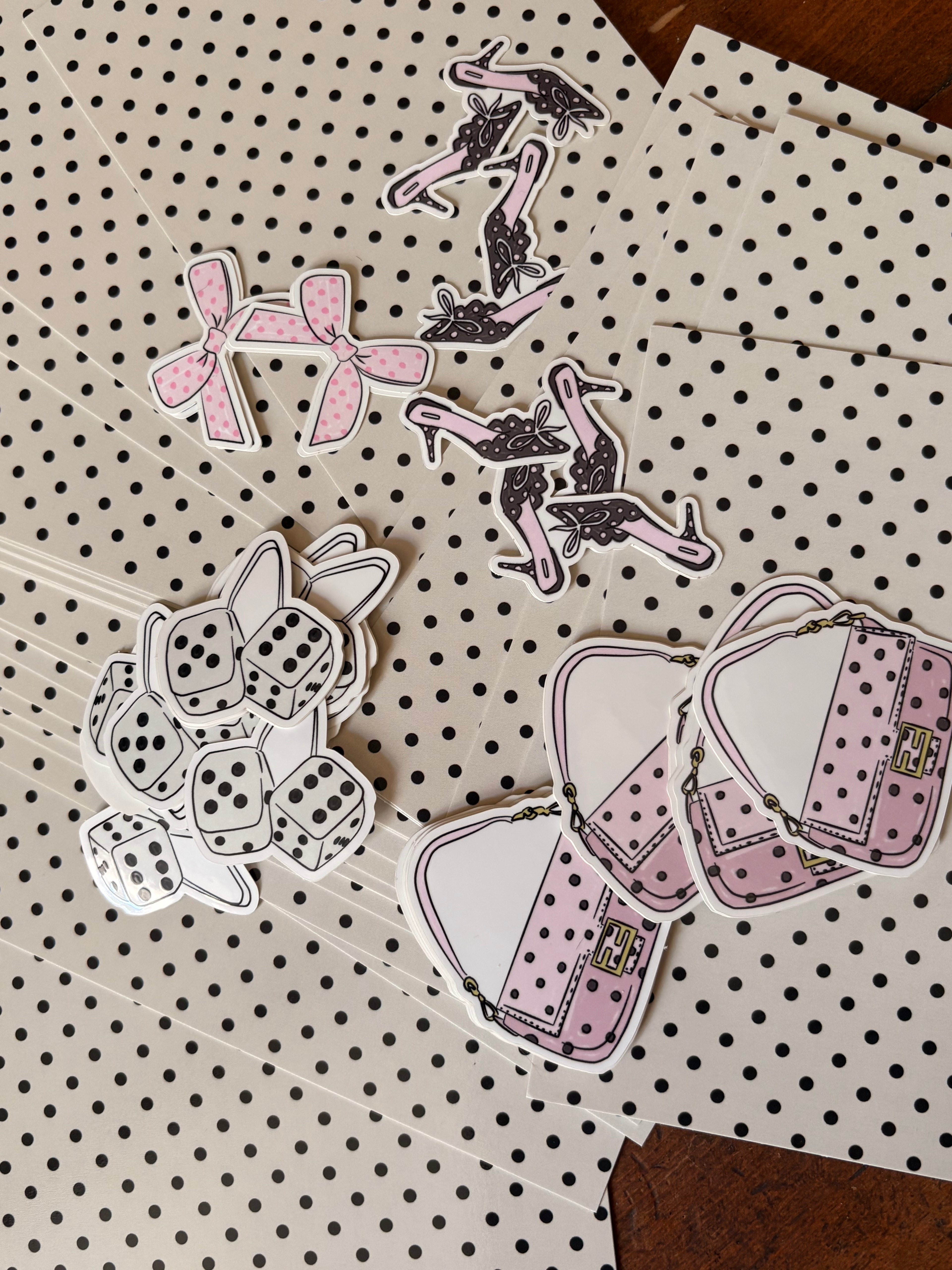 Fuzzy Dice - Sticker