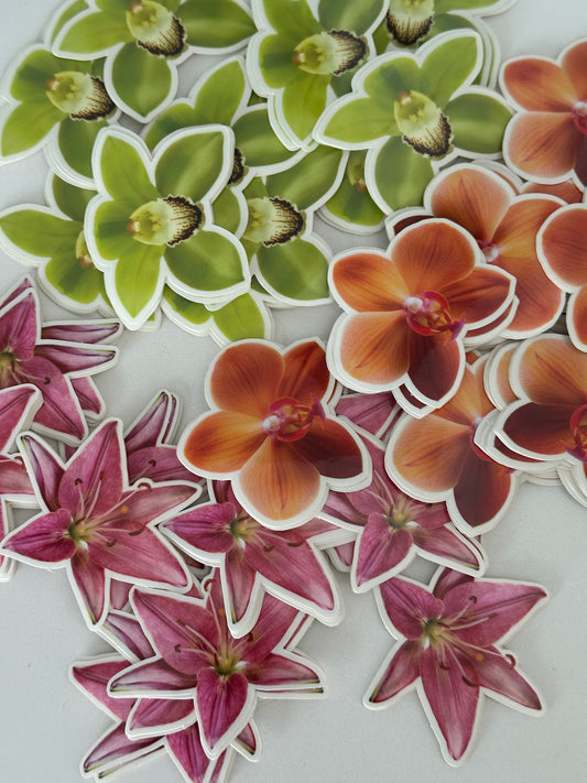 Jumbo Summer Blooms Sticker Pack