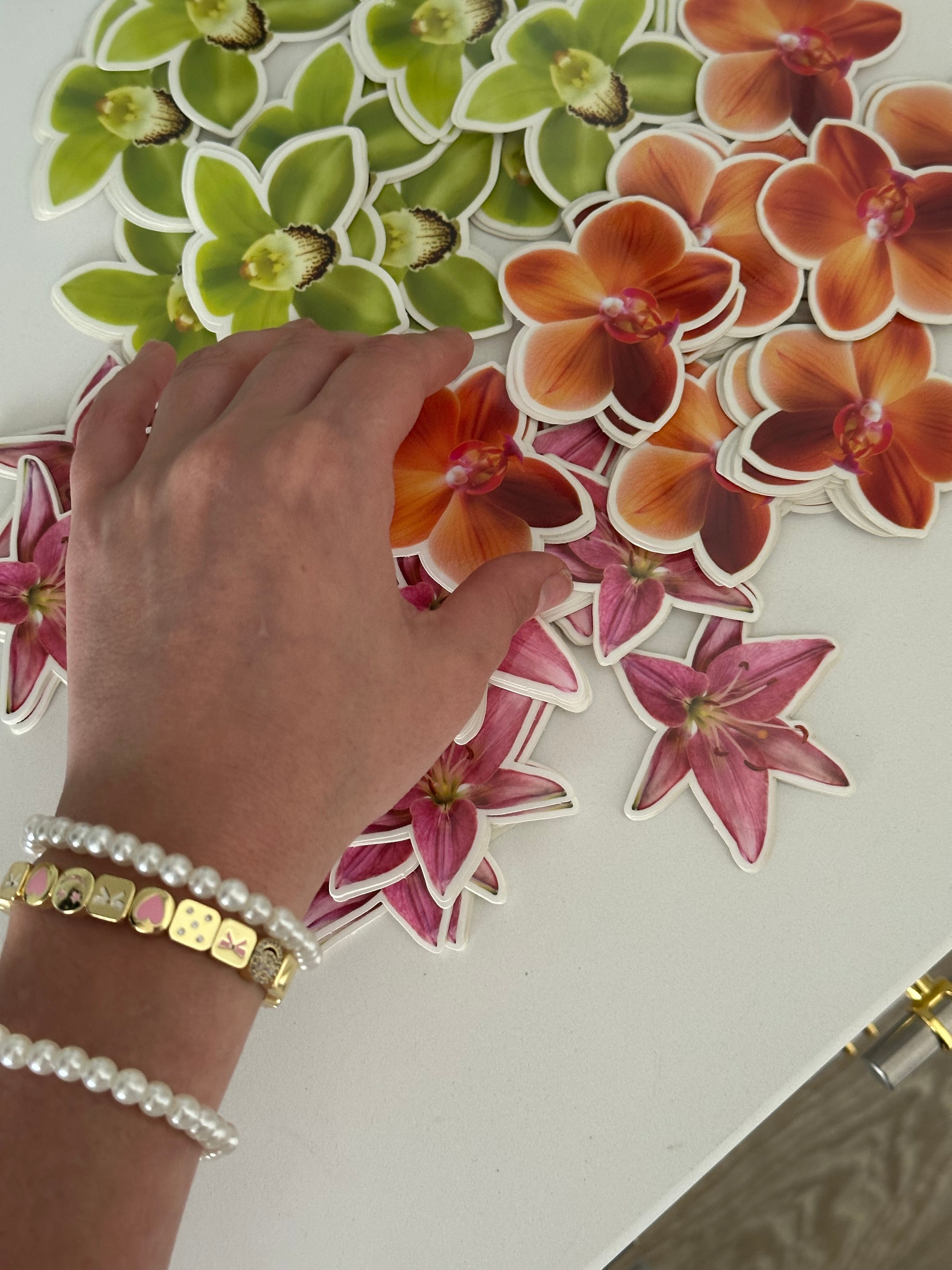 Jumbo Summer Blooms Sticker Pack