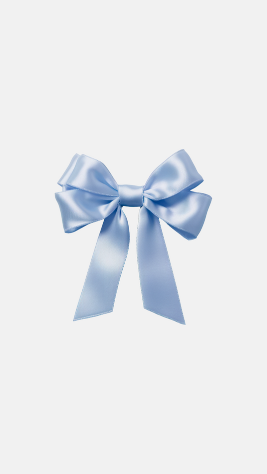 Blue Bow Sticker