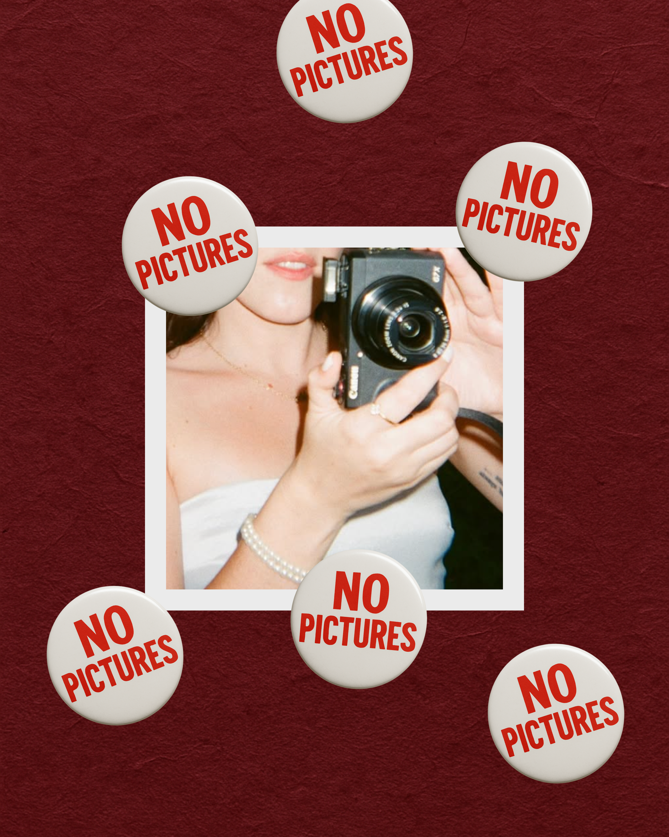 No Pictures - Sticker
