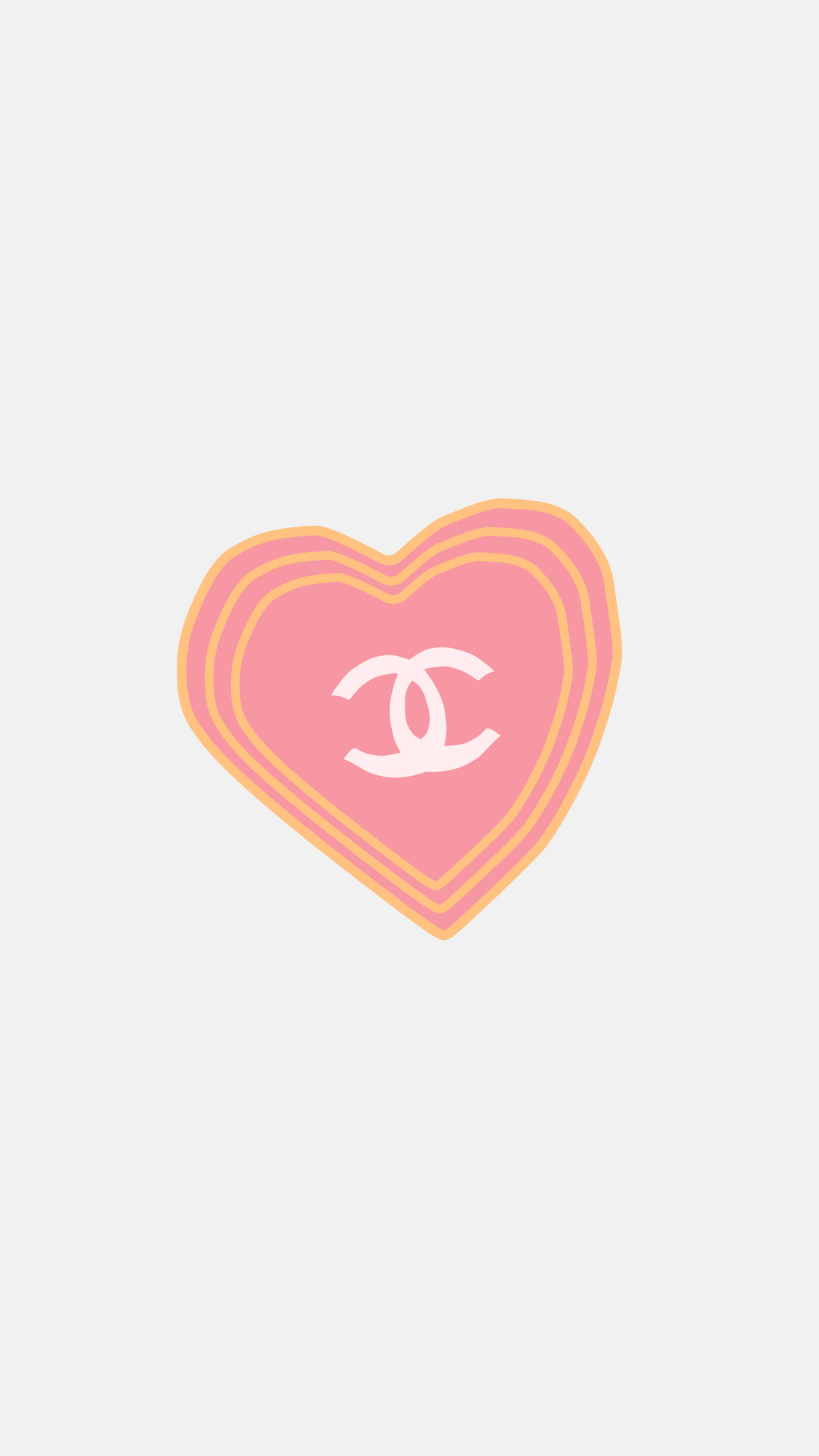 Chanel Heart - Sticker