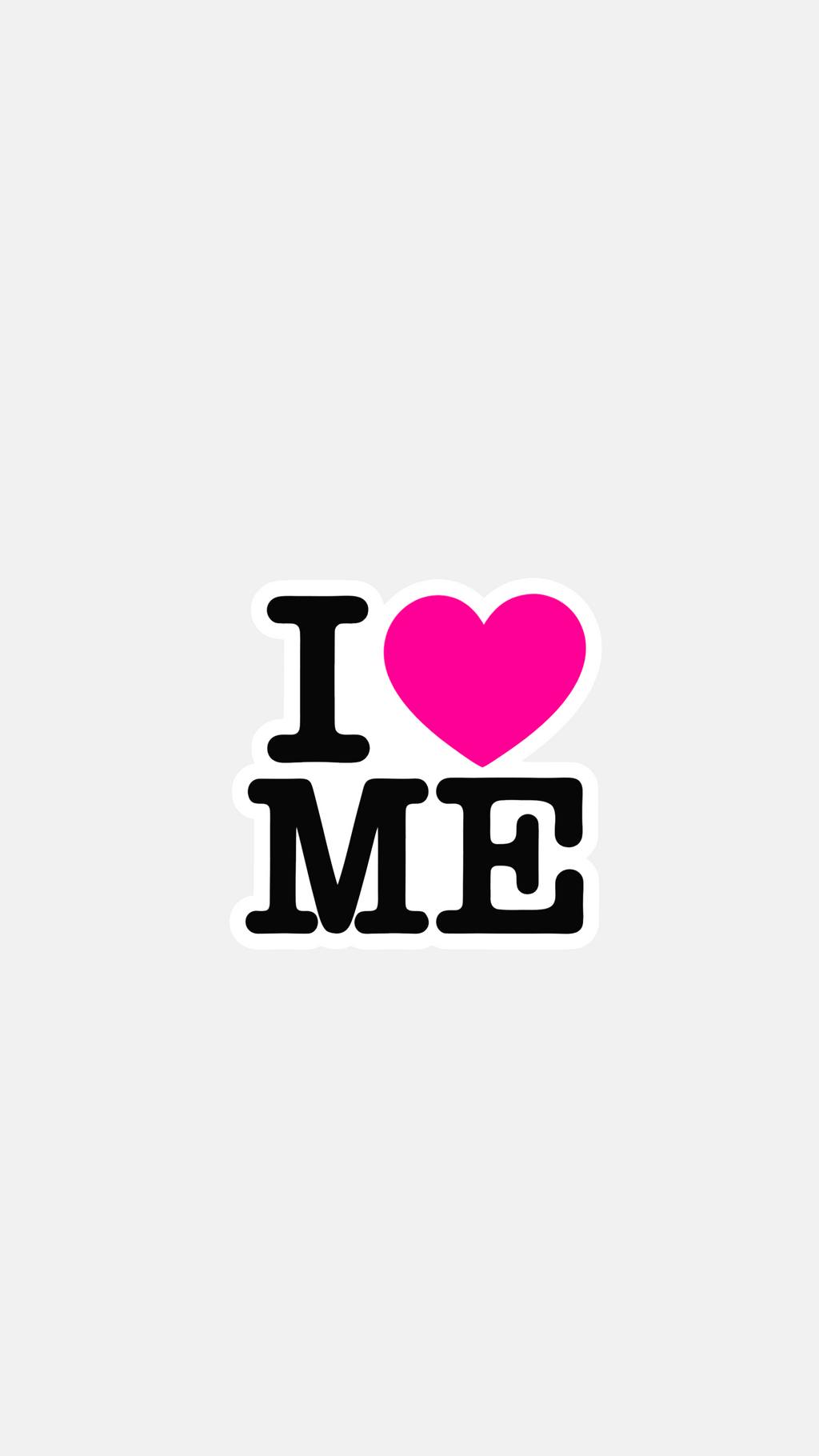 I LOVE Me - Sticker