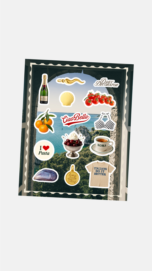 Italian Summer | EveryLittleThing x Daily Decorator - Sticker Sheet