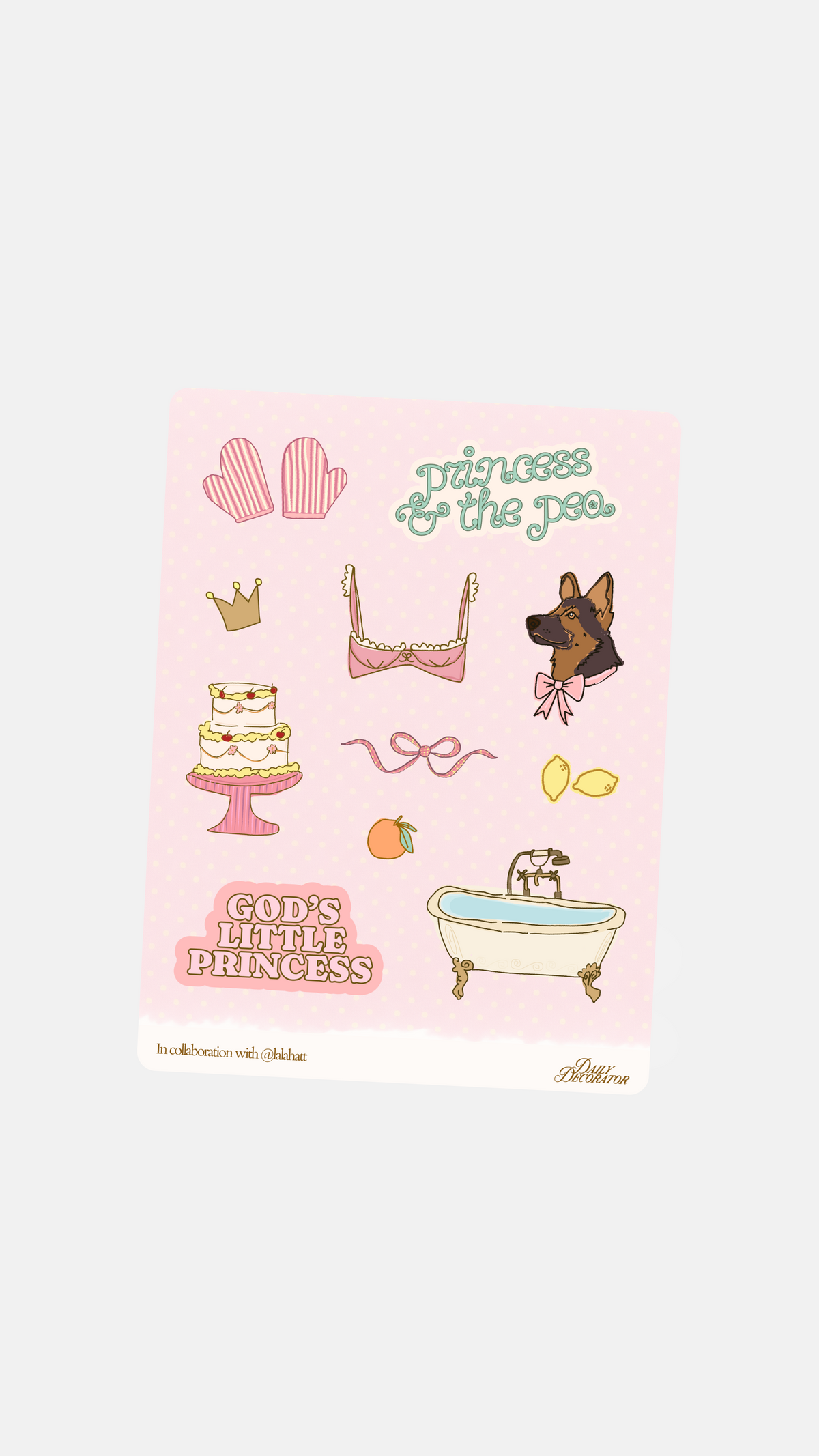 God's Little Princess (@lalahatt) - Sticker Sheet