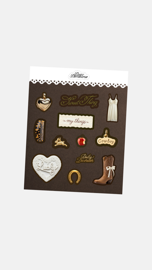 Lucky Cowboy - Sticker Sheet