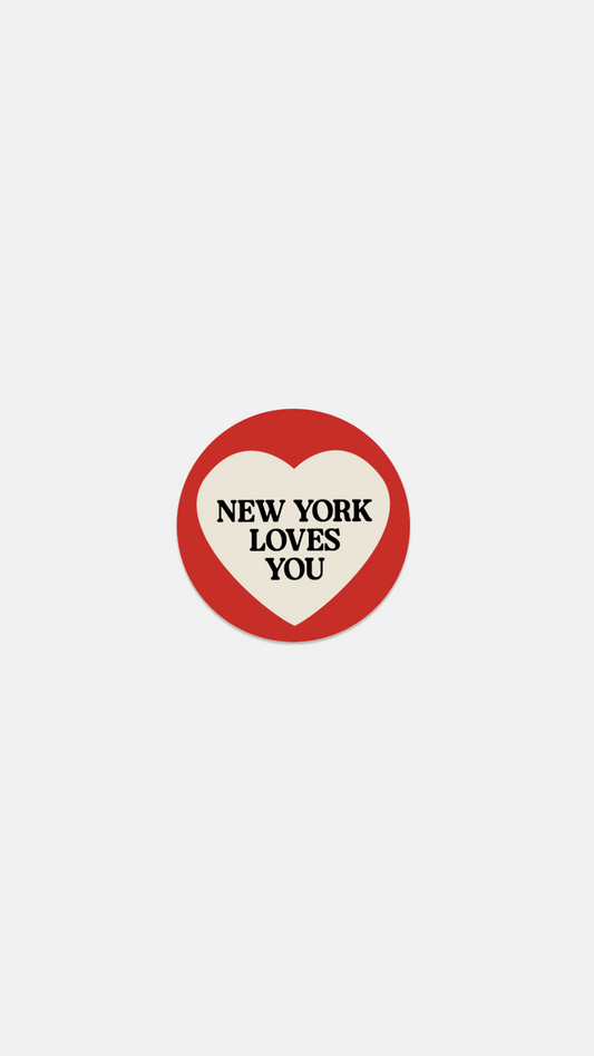 New York Loves You Sticker