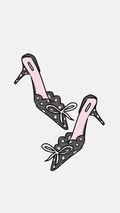 Polka-Dot Heels - Sticker