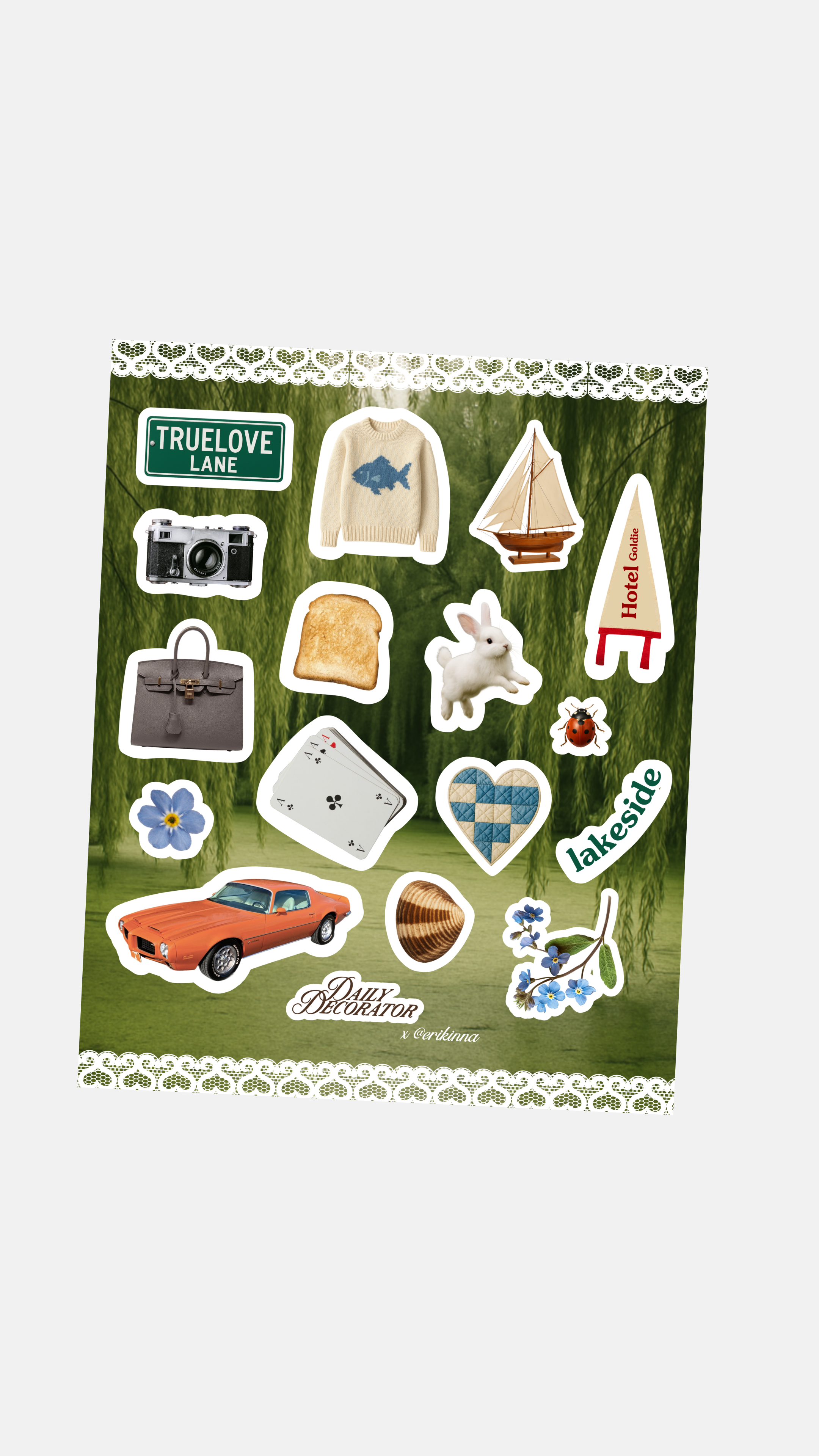 Summer Camp (@erikinna Collab) - Sticker Sheet